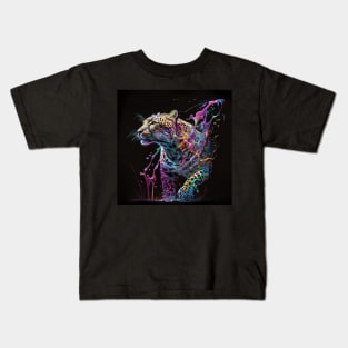 Painted leopard Kids T-Shirt